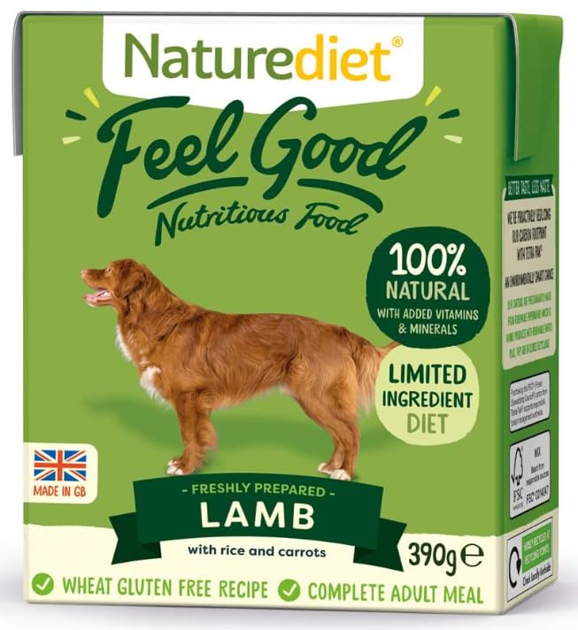 NATUREDIET Dogs' Feel-Good Wet Food - 390g (Pack of 16)