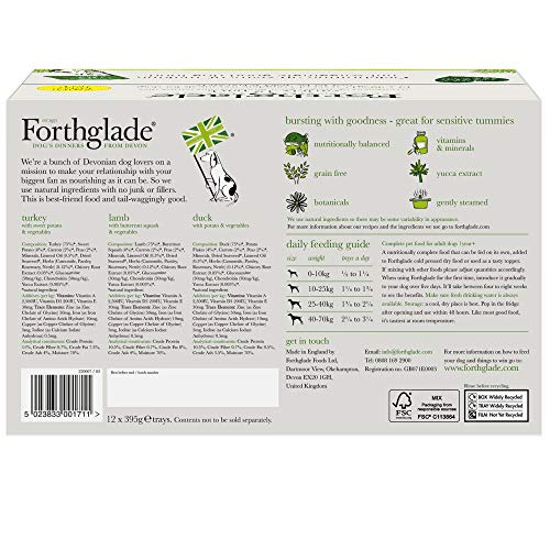 Forthglade Grain-Free Wet Dog Food - Variety Pack