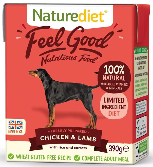 NATUREDIET Dogs' Feel-Good Wet Food - 390g (Pack of 16)