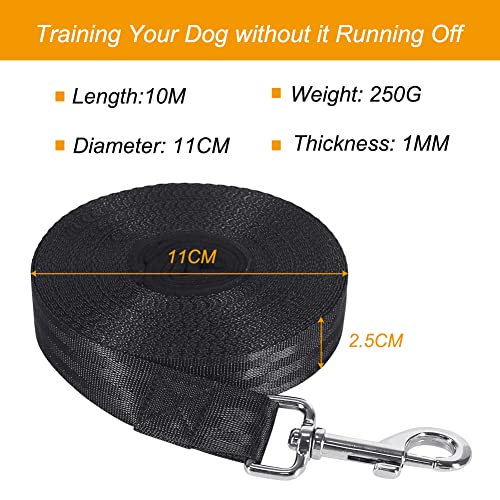 Longline Dog Lead, 10m Nylon Leash for Tracking