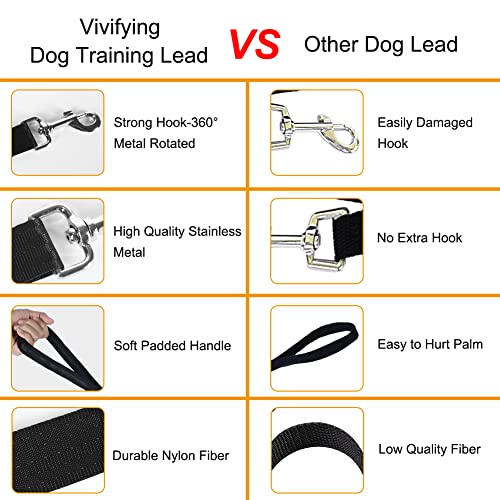 Longline Dog Lead, 10m Nylon Leash for Tracking
