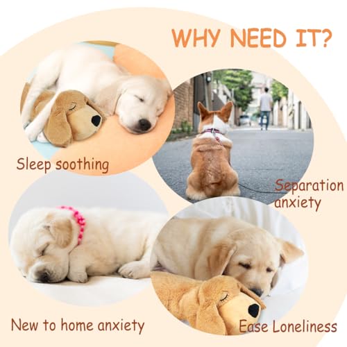 Puppy Heartbeat Toy for Dog Anxiety Relief