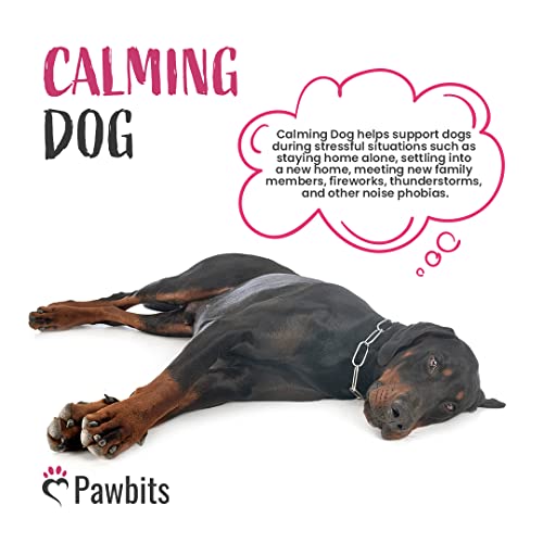 Pawbits 60 Calming Tablets for Dogs - Natural Calm Aid