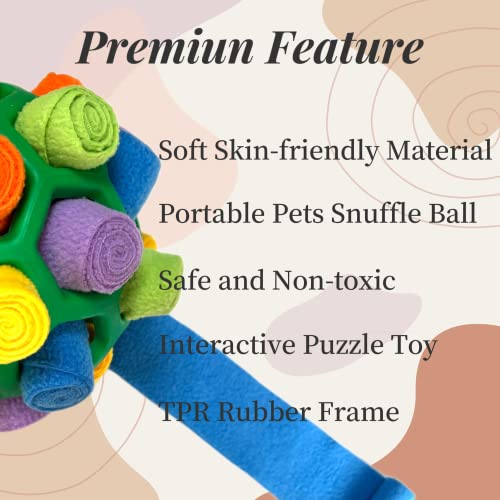 CIIVURR Snuffle Ball - Interactive Dog Puzzle Toy