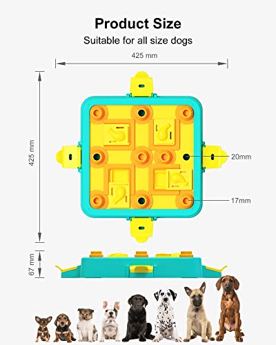 Interactive Brain Stimulating Dog Toy for Small/Medium/Large Dogs