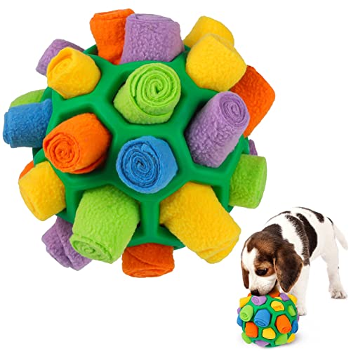 Interactive Snuffle Ball for Dogs, Educational Foraging Toy