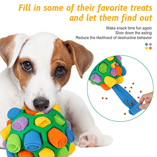 Interactive Snuffle Ball for Dogs, Educational Foraging Toy