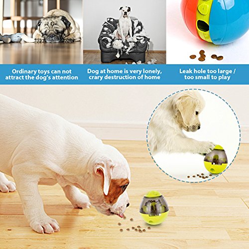 Lesfit Dog Food Ball, Interactive Treat Dispenser