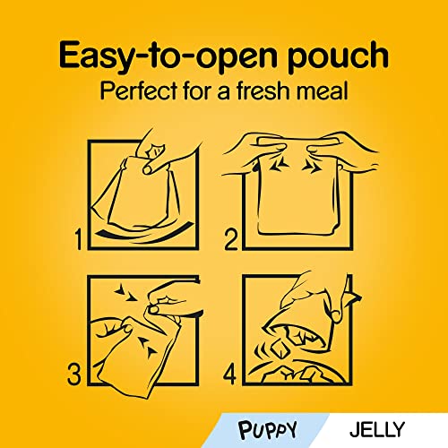 Pedigree Puppy Junior Wet Dog Food Pouches - Mixed Selection