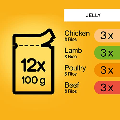 Pedigree Puppy Junior Wet Dog Food Pouches - Mixed Selection