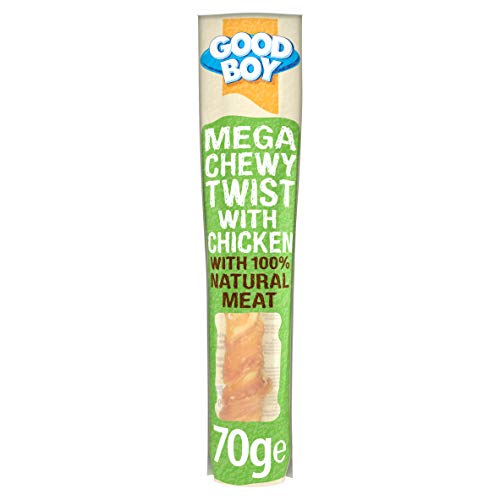 Natural Chicken Breast Mega Chewy Dog Treats - Case of 18