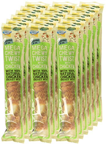 Natural Chicken Breast Mega Chewy Dog Treats - Case of 18