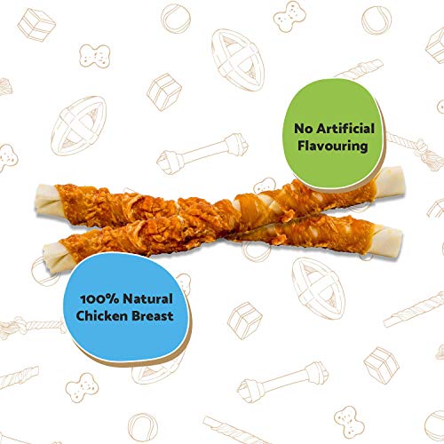 Chicken Chewy Twisters for Dogs - 90g, 5-Pack