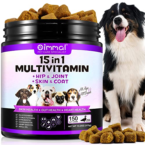 15-in-1 Dog Multivitamin for Hip, Coat, Gut, & Heart