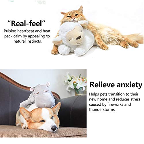 Heartbeat Plush Toy for Pet, Stress Relief for Dogs