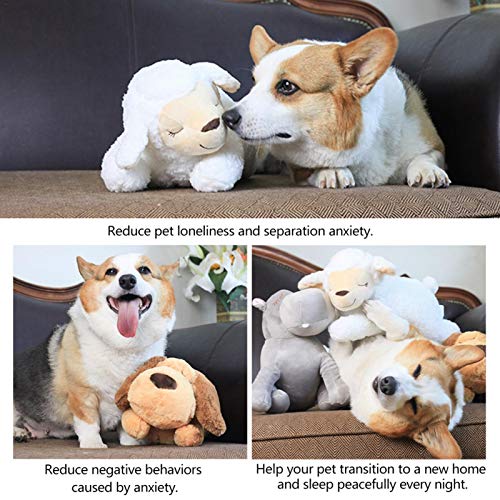 Heartbeat Plush Toy for Pet, Stress Relief for Dogs