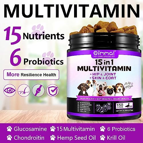 15-in-1 Dog Multivitamin for Hip, Coat, Gut, & Heart