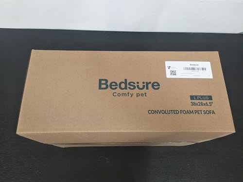 Large Washable Orthopedic Dog Bed Sofa - Grey, 97x71x16cm