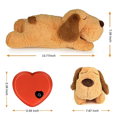 E-More Puppy Toy: Heartbeat Plush Sleeping Buddy