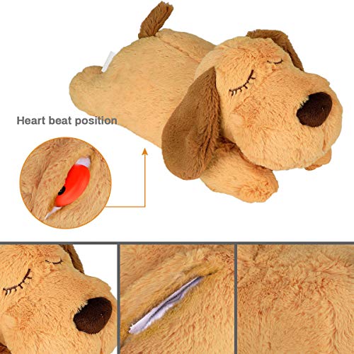 E-More Puppy Toy: Heartbeat Plush Sleeping Buddy