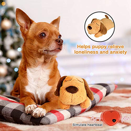 E-More Puppy Toy: Heartbeat Plush Sleeping Buddy