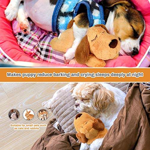 E-More Puppy Toy: Heartbeat Plush Sleeping Buddy