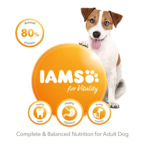 IAMS Dog Food, Adult, Small/Medium Breeds, Lamb, 3kg