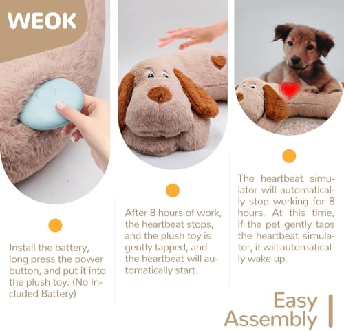 Heartbeat Puppy Toy for Separation Anxiety Relief