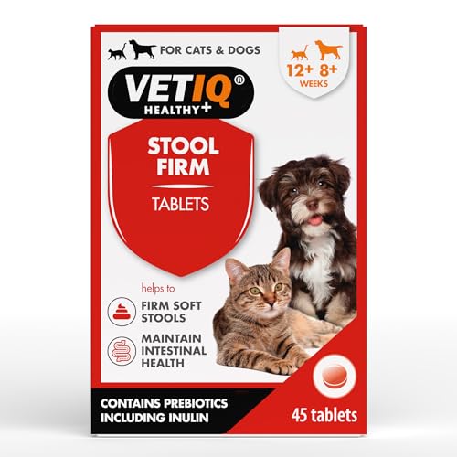 VETIQ Stool Firm Tablets for Dogs and Cats