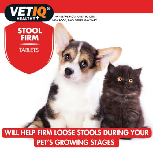 VETIQ Stool Firm Tablets for Dogs and Cats