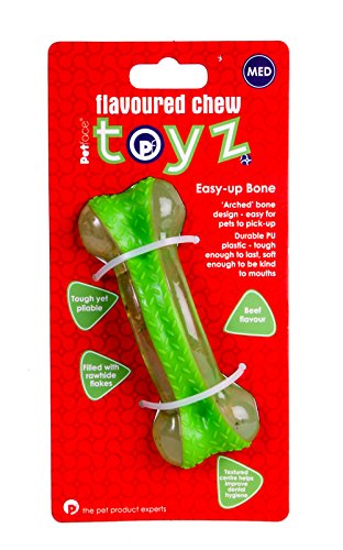 Petface Beef Flavored Easy-Up Chewy Bone Dog Toy