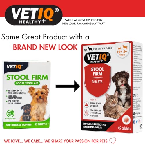 VETIQ Stool Firm Tablets for Dogs and Cats