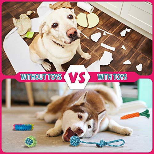 Indestructible Dog Rope Toys for Small Puppies