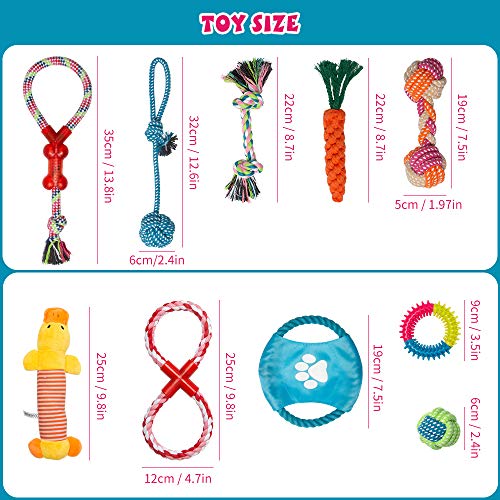 Indestructible Dog Rope Toys for Small Puppies