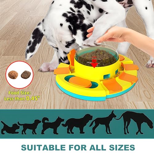 Interactive Dog Puzzle Feeder for Large & Small Dogs