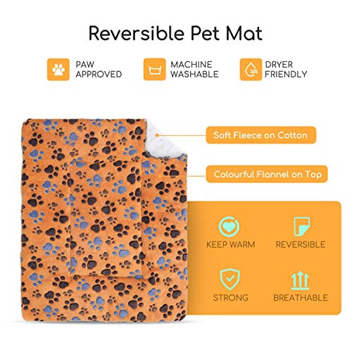 Fluffy Fleece Pet Blankets for Small Dogs