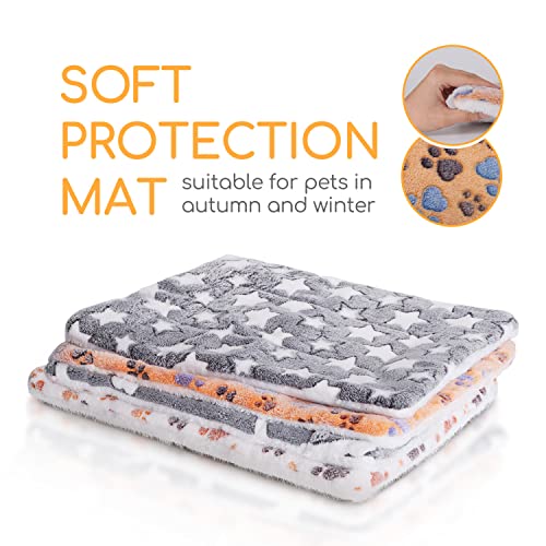 Fluffy Fleece Pet Blankets for Small Dogs
