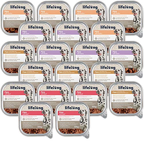Amazon Brand - Mixed Dog Food, 20x300g