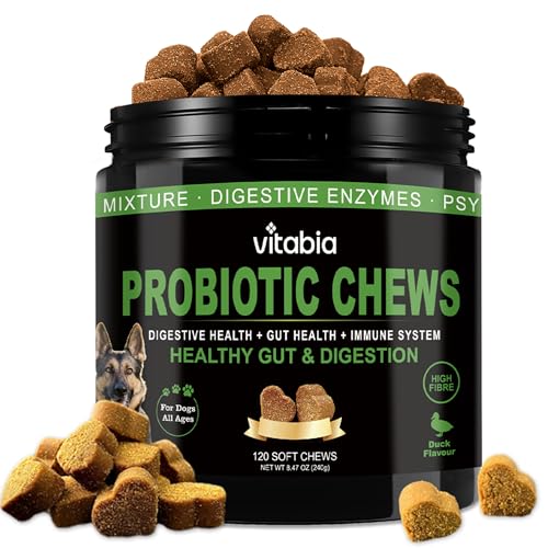 Dog Gut Health: VITABIA Probiotic Supplements (120 Chews)