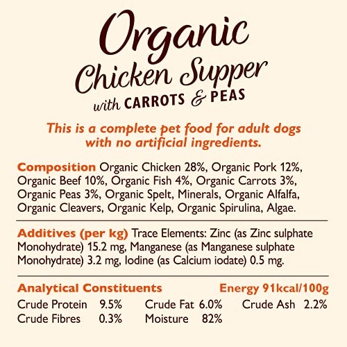 Lily’s Kitchen Organic Variety Adult Wet Dog Food Pack (10 Trays)