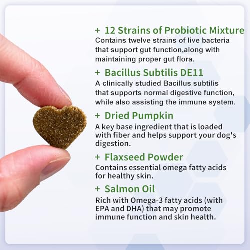 Dog Gut Health: VITABIA Probiotic Supplements (120 Chews)