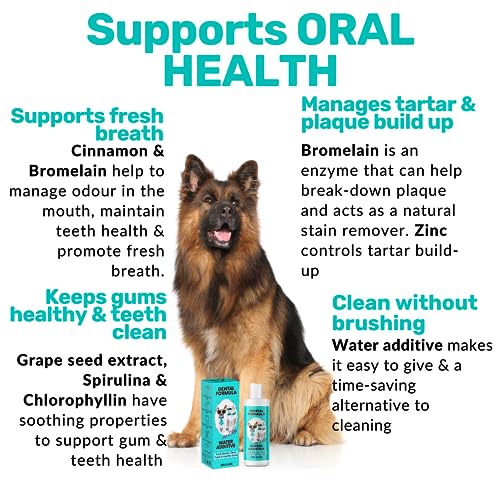 Dental Water Additive for Dogs & Cats - Clean Teeth & Fresh Breath