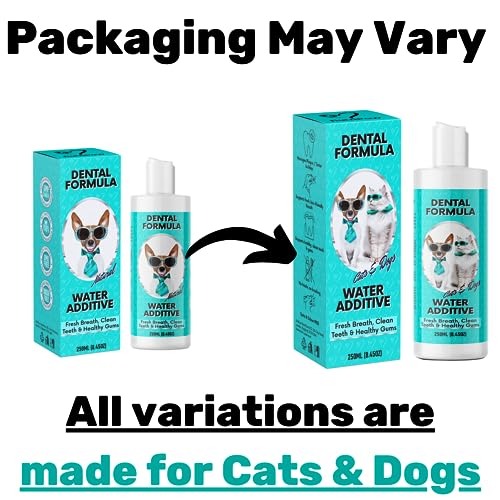 Dental Water Additive for Dogs & Cats - Clean Teeth & Fresh Breath