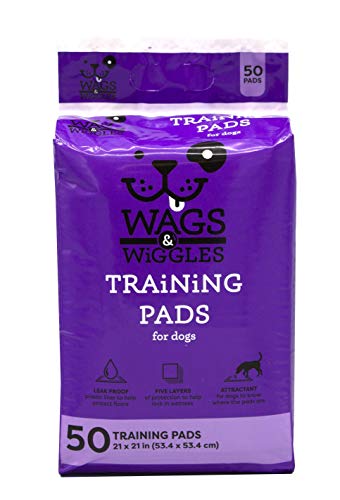 Wags & Wiggles Dog Training Pads, 50 Count