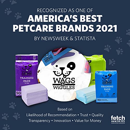 Wags & Wiggles Dog Training Pads, 50 Count