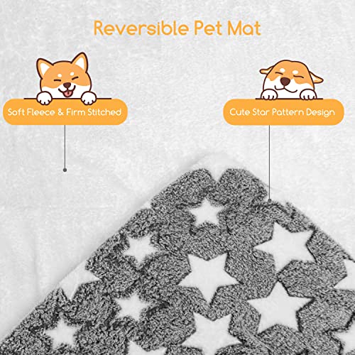 Soft Fleece Dog Bed Mat, Reversible, Warm, Medium