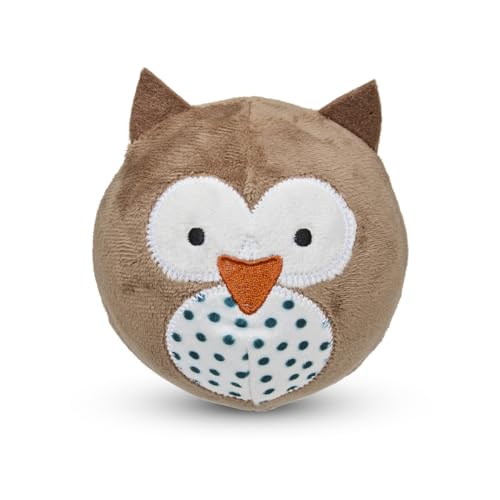 Petface Owl Plush Ball Toy for Dogs
