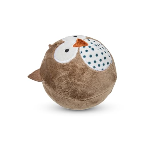 Petface Owl Plush Ball Toy for Dogs