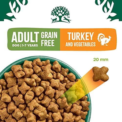 Grain-Free Turkey & Vegetables Dog Food, 1.5kg Bag
