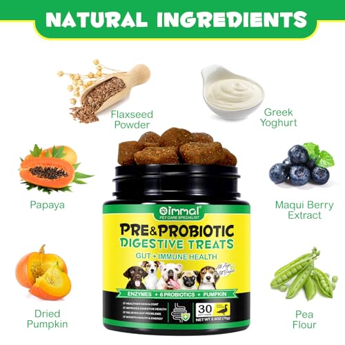 Duck Flavour Dog Probiotic Chews - Supports Gut Health